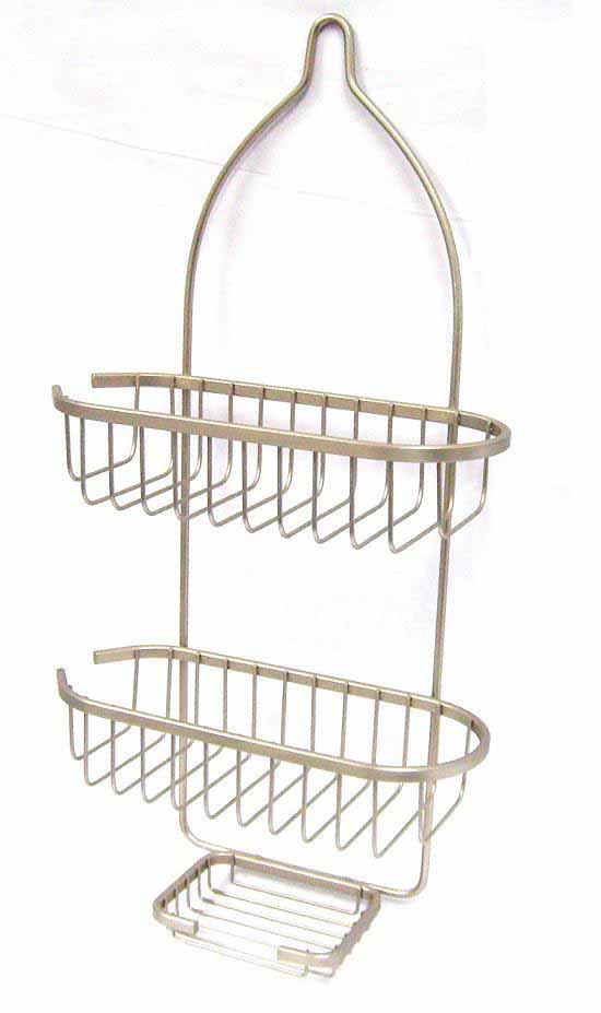 Heavy Duty Satin Nickel Shower Caddy (8 pcs/ctn)