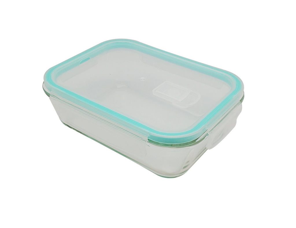 1040ml Tempered Glass Rectangle Food Container (12 pcs/ctn)