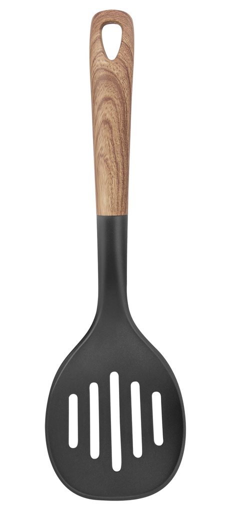 70372 13" Non-Stick Skimmer w. Wood Pattern Handle(144pc/ctn)