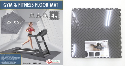 [HT7102] HT7102 4 pc set 2'x 2' Odor Free Non-Toxic Mat (8 set/ctn)