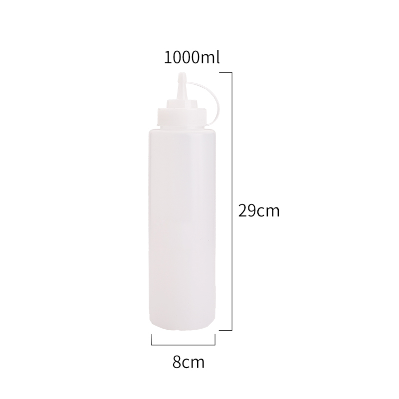 P70351 36 oz(1000ml) Plastic Sauce Bottle/Dispenser (36 pc/ctn)