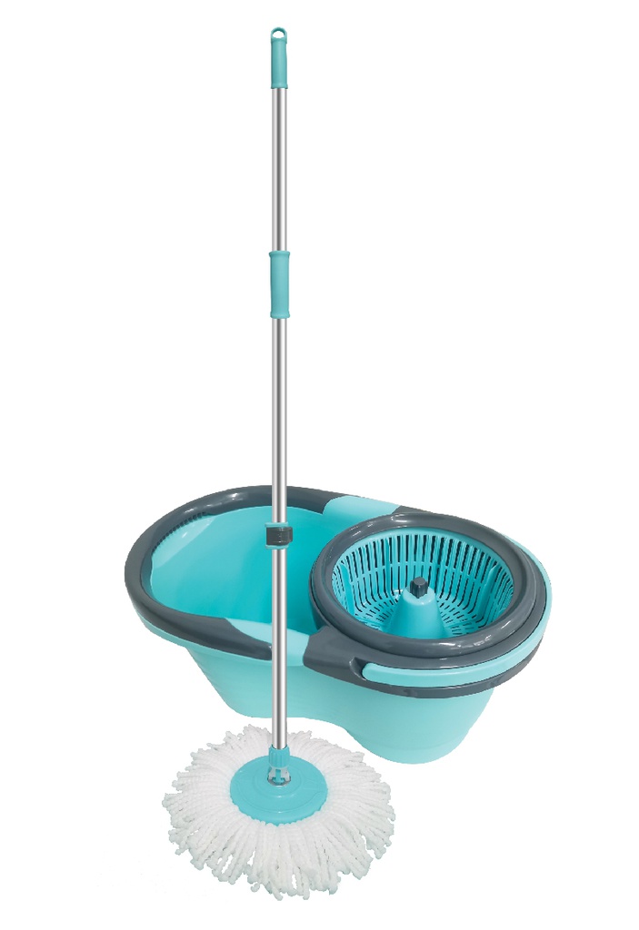 C21-10549 Twist Mop Spin & Bucket, 39" Stainless Steel Handle(4 pc/ctn)