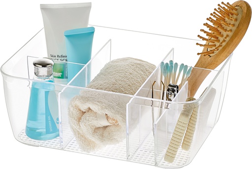 [BUB003] 23cm x 18cm Crystal Bathroom Organizer (12 pc/ctn)