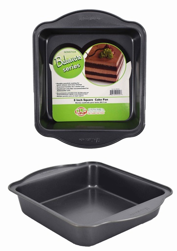 [BN4402] 8" Non-Stick Square Baking Cake Pan (12 pcs/ctn)