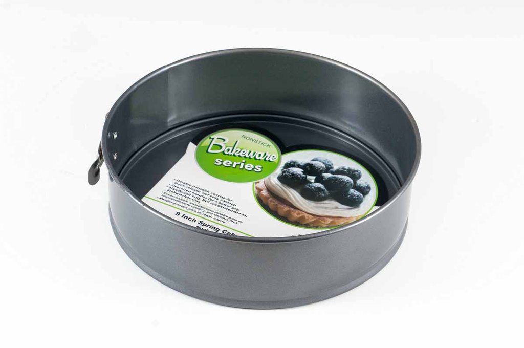 9" Non-Stick Spring Cake Pan with Lock (10 pcs/ctn)