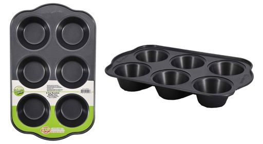 [BN4501] 6 Cup Small Non-Stick Muffin Pan (12 pcs/ctn)