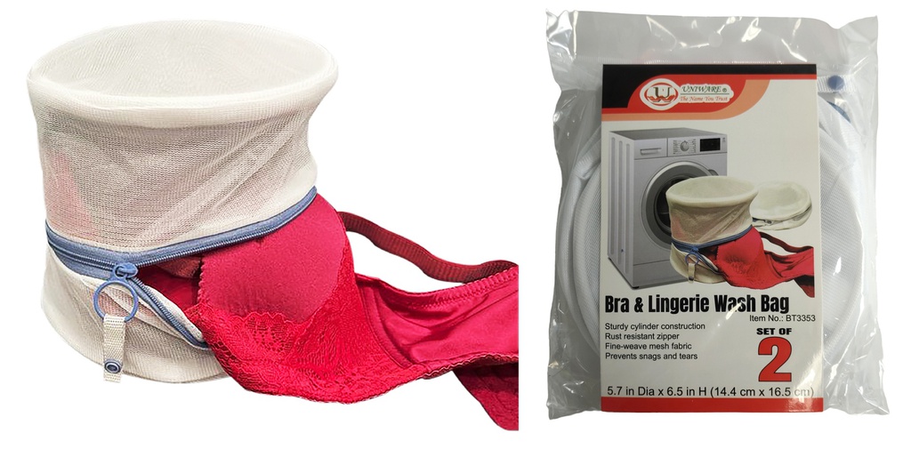 BT3353 2 pc Polyester Intimate Wash Bag set, 6.5"*5.7"(24 set/ctn)