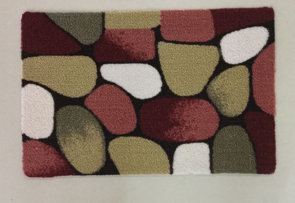 18.9&quot;x31&quot; Pebble Pattern Door Mat, Mixed Colors (24 pcs/ctn)