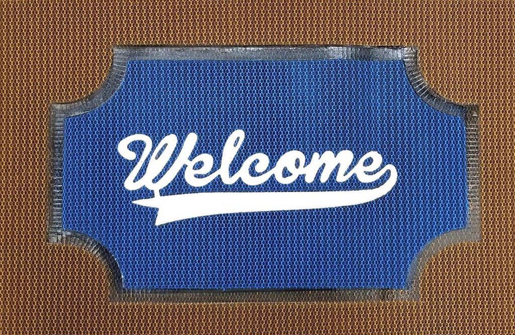 Welcome Pattern Door Mat (24 pcs/ctn)
