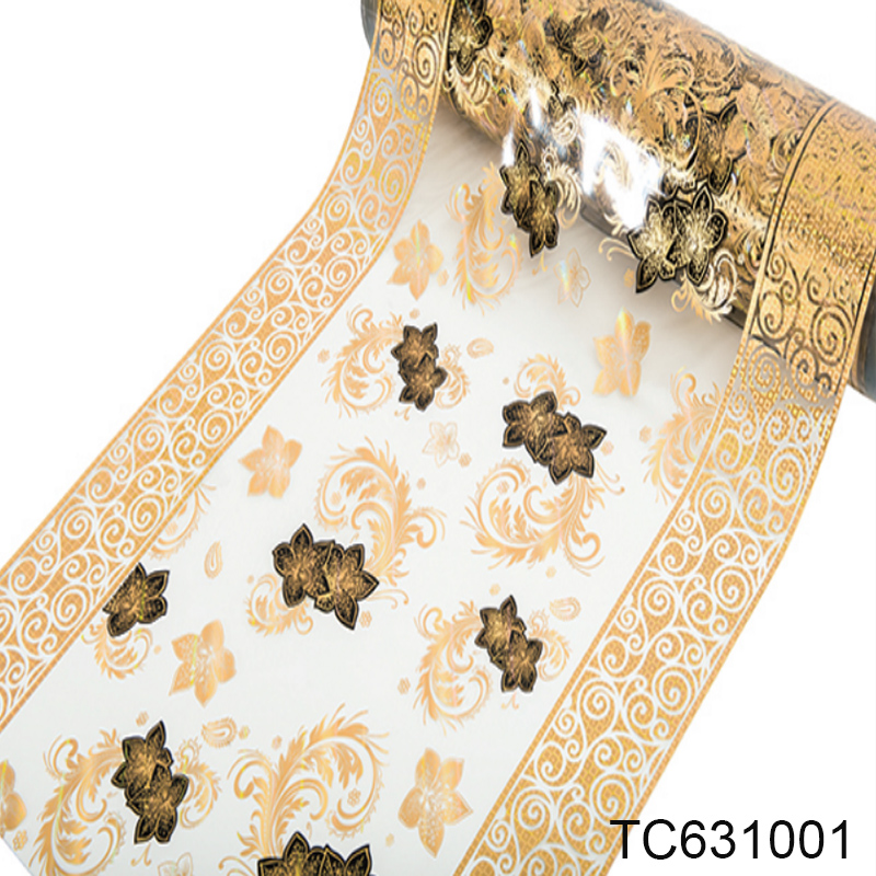 TC631001 10ga 54" PVC Laminated Table Cloth (33 Yard/Roll)