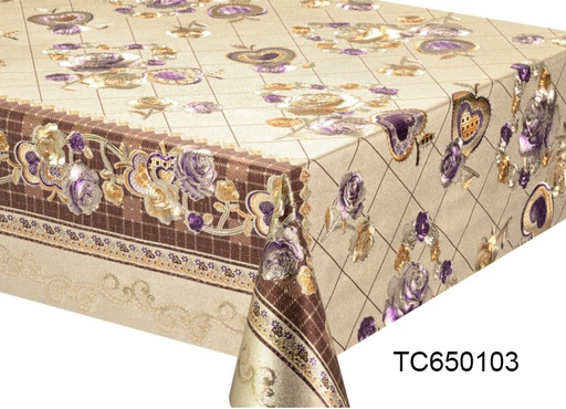 [TC650103] TC650103 300gsm 54" Metallic Embossed PrintingTablecloth(40 Yard/Roll)