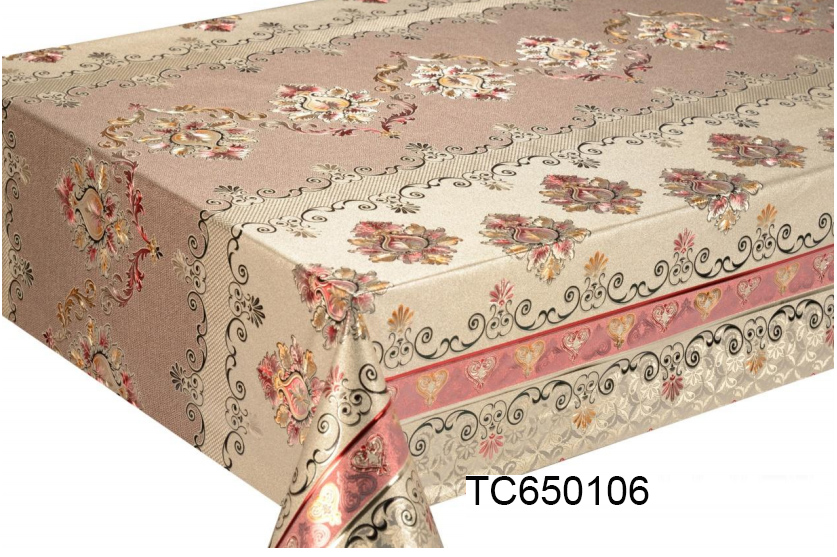 TC650106 300gsm 54" Metallic Embossed PrintingTablecloth(40 Yard/Roll)