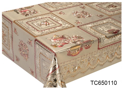 [TC650110] TC650110 300gsm 54" Metallic Embossed PrintingTablecloth(40 Yard/Roll)
