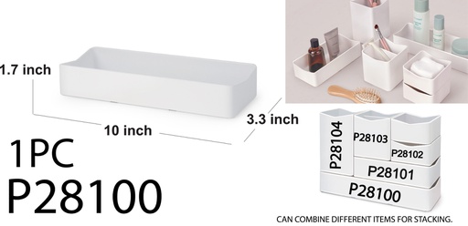 [P28100] 25.5 x 8.5 x 4.5 cm Storage Box  (48 pc/ctn)