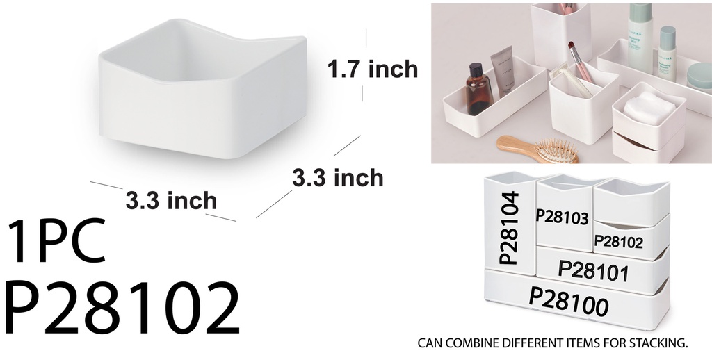 8.5 x 8.5 x 4.5cm Storage Box  (96 pc/ctn)