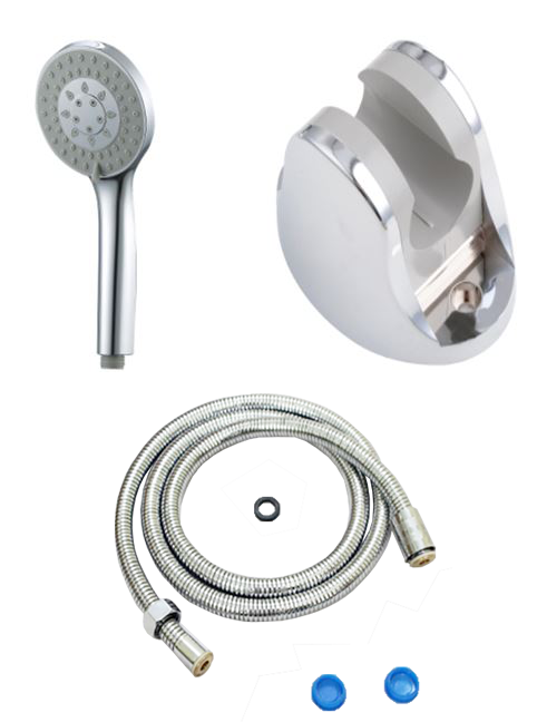 3.9" Shower Head with Stainless Steel 1.5m Hose (12 pcs/ctn)