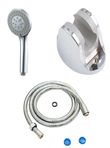 [BT0300] 3.9" Shower Head with Stainless Steel 1.5m Hose (12 pcs/ctn)