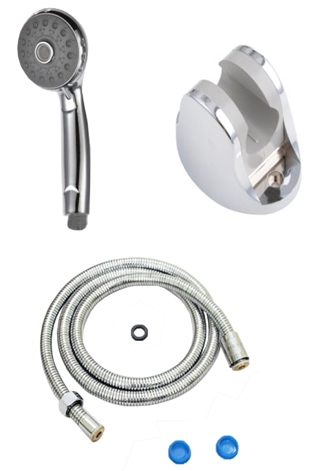 3.3" Shower Head with Stainless Steel 1.5m Hose (12 pcs/ctn)