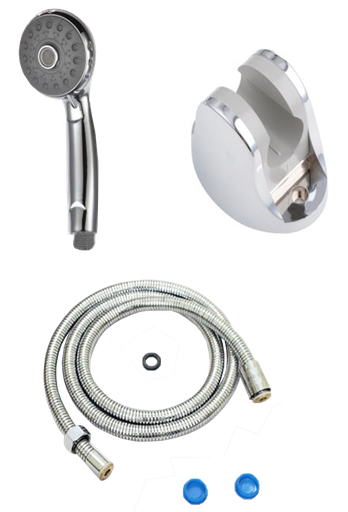 [BT0301] 3.3" Shower Head with Stainless Steel 1.5m Hose (12 pcs/ctn)