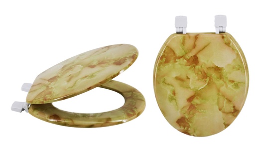 [BT0702] 17" MDF Beige Toilet Seat (6 pcs/ctn)