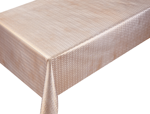 300gsm 54" PVC Metallic Embossed  Tablecloth (40 Yard/Roll)