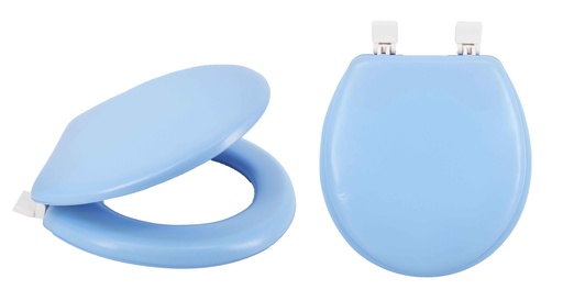 [BT0709BL] 17" Soft Baby Blue Toilet Seat (6 pcs/ctn)