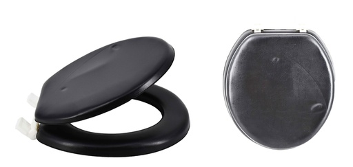 [BT0719] 17" Soft Black Toilet Seat (6 pcs/ctn)