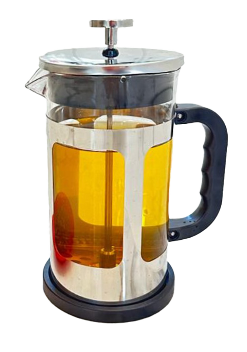 800ml Stainless Steel French Coffee Press, Silver (24 pc/ctn)