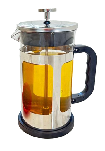 [A10061] 800ml Stainless Steel French Coffee Press, Silver (24 pc/ctn)