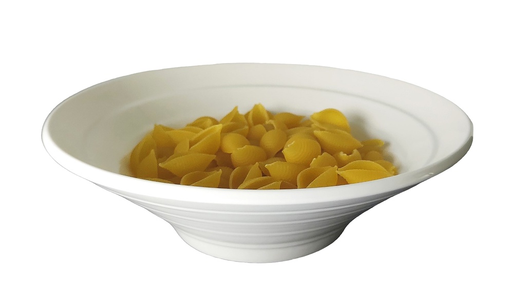 10&quot; White Ceramic Ramen/Noodle Bowl (18 pc/ctn)