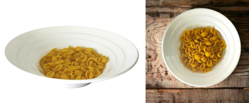 [GGK700-140] 14" White Ceramic Ramen/Noodle Bowl (12 pc/ctn)
