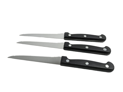 [20360] 3pc 4.5" Stainless Steel Steak Knife (144 set/ctn)