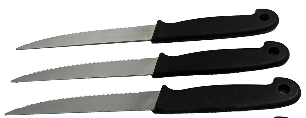 3pc 4.0" Stainless Steel Steak Knife (144 set/ctn)