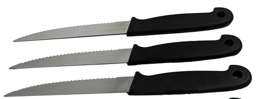 [20361] 3pc 4.0" Stainless Steel Steak Knife (144 set/ctn)