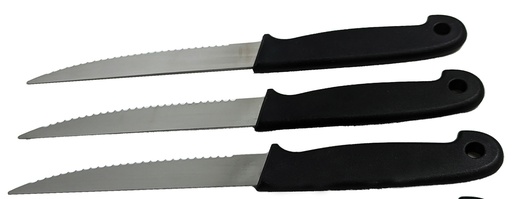 [20361] 3pc 4.5" Stainless Steel Steak Knife (144 set/ctn)
