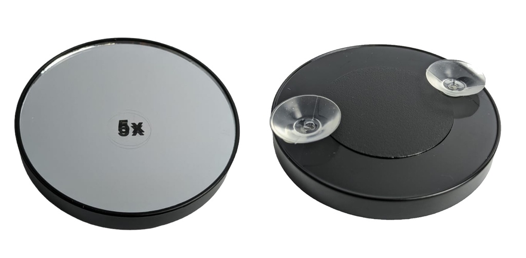 1x/5x Magnifying Makeup Mirror 3" Stainless Steel (384 pc/ctn)