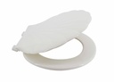 17" PP Toilet Seat with Moulded Shell Design (6 pcs/ctn)