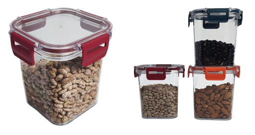 [P28431] 850 ml Plastic Food Storage Container, Deep (24 pc/ctn)