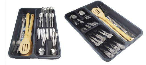 [71093] 6 Section Plastic Utensil Organizer (12 pc/ctn)