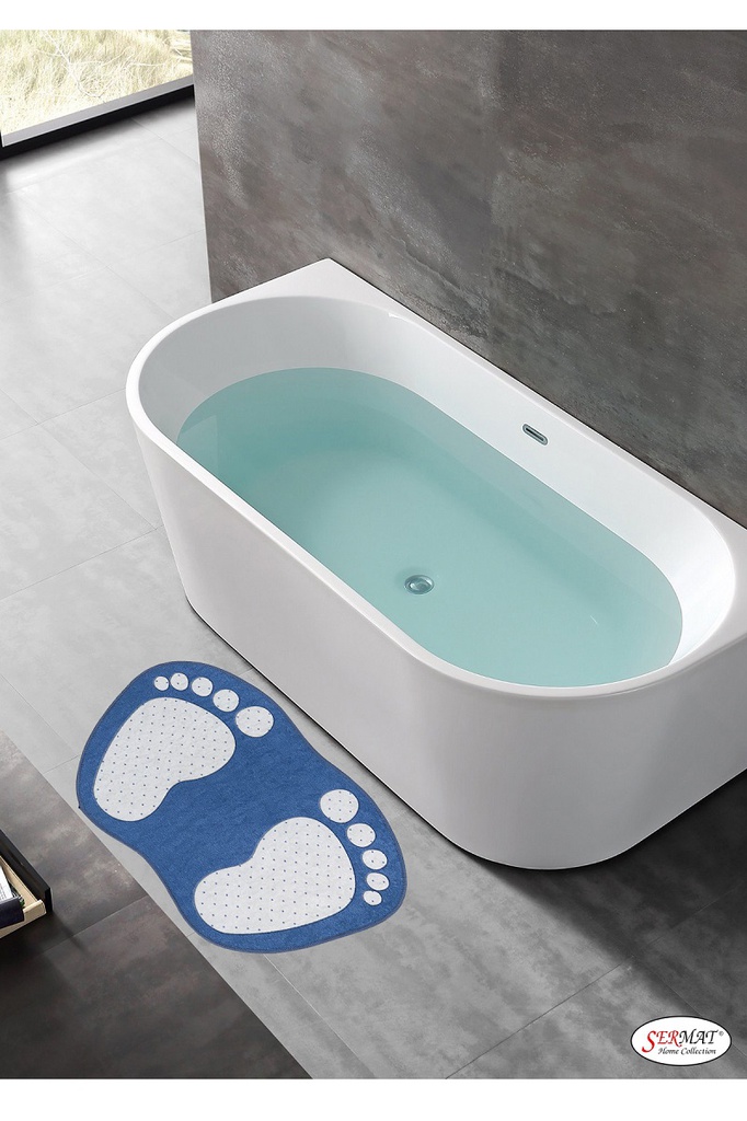 40x60cm 600gsm Foot Pattern Bathroom Mat (75 pc/ctn)