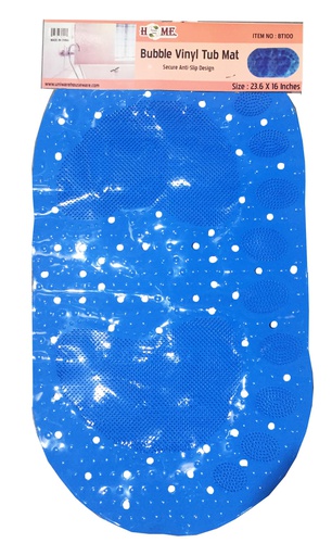 [BT100] Blue Feet Pattern Bathroom Mat (25 pcs/ctn)