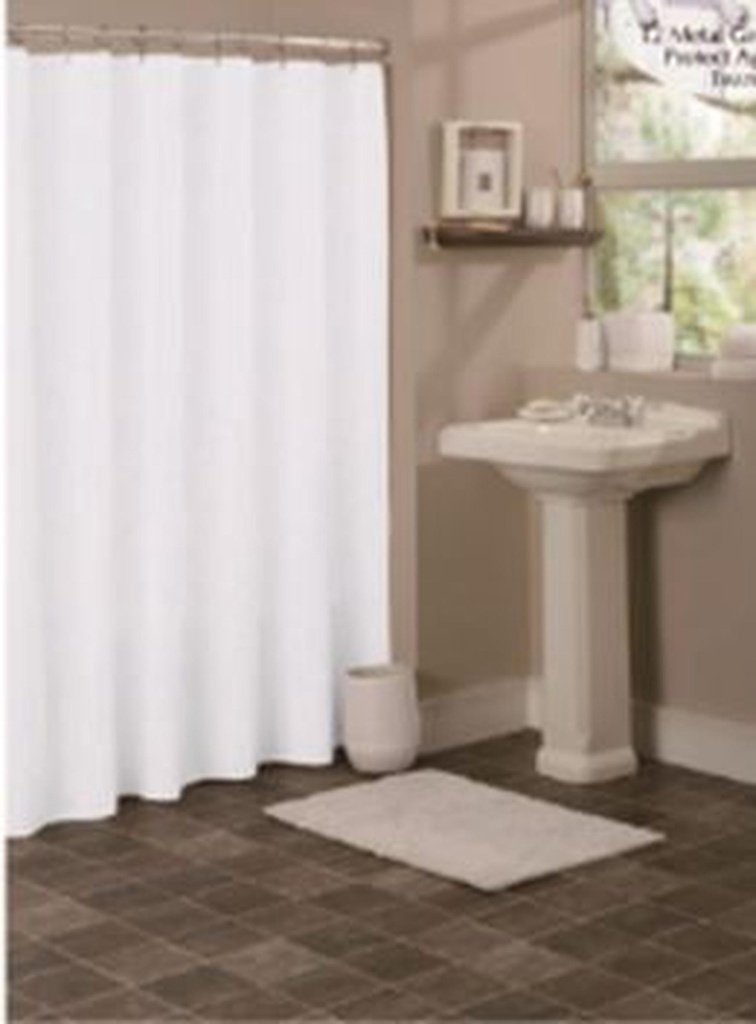 70"x72" PEVA Frosted Shower Curtain with 3 Magnets, 90 GSM (24 pcs/ctn)