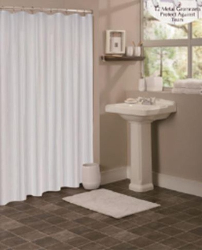 [BT1700FR] 70"x72" PEVA Frosted Shower Curtain with 3 Magnets, 90 GSM(24 pc/ctn)