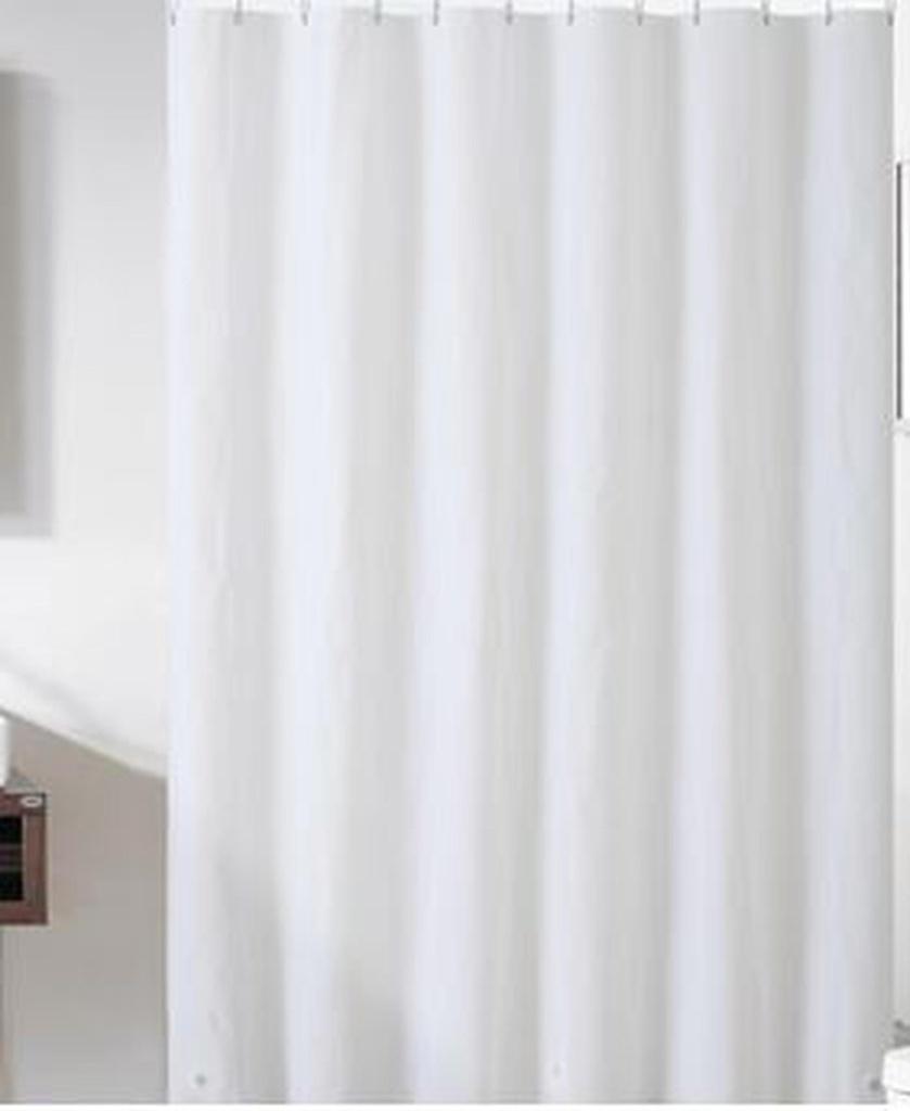 70"x72" PEVA White Shower Curtain with 3 Magnets, 135 GSM (16 pcs/ctn)