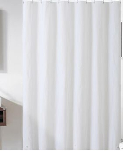 [BT1701WH] 70"x72" PEVA White Shower Curtain with 3 Magnets, 135 GSM (16 pcs/ctn)