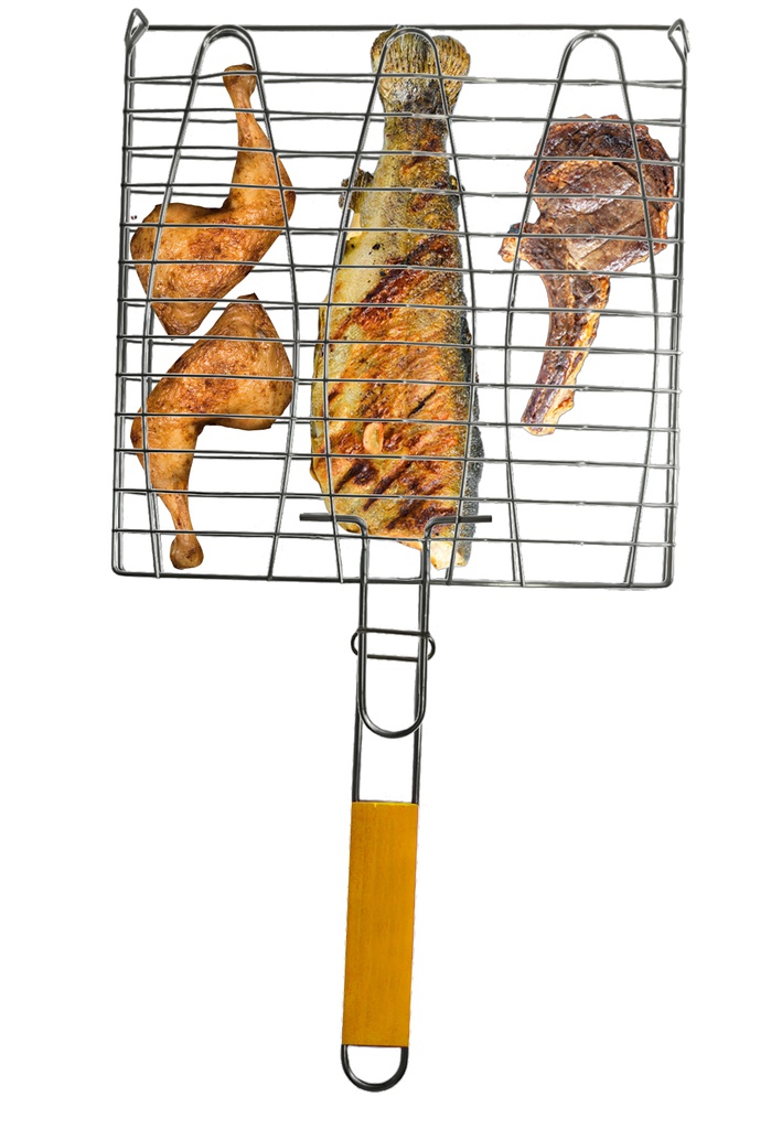 21 x 11 Inch Stainless Steel BBQ Grill (24 pc/ctn)