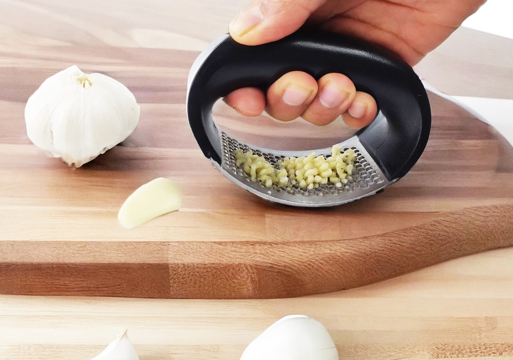 Steel Garlic Press (48 pcs/ctn, Mixed Colors)