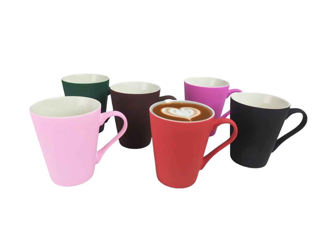 12 oz Soft Touch Spray Coating Coffee Mug (48 pc/ctn)