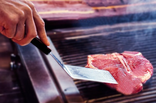 [77043] 13" Stainless Steel BBQ Turner (48 pc/ctn)