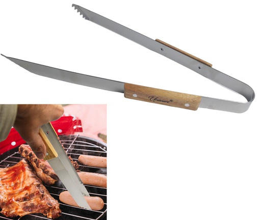 [77047] 16" Stainless Steel BBQ Tong (48 pc/ctn)